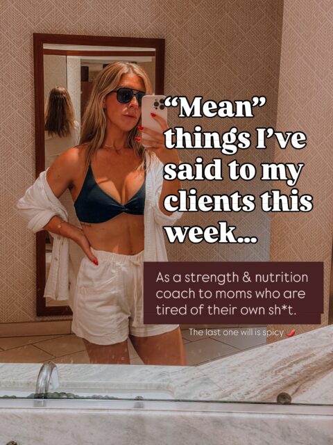 If you want an app that tells you what you want to hear… there’s AI for that. 💁🏼‍♀️

If you want a coach who tells you the truth, even when it’s not comfortable…I’m here.

I’ll call out the skipped workouts. The “I’ll start Monday.” The excuses dressed up as reasons.

Because I’ve been exactly where you are, and I know accountability (not empty encouragement) is what actually changes things.

If you’re ready for real results, not just a nicer mirror… let’s talk.

#fitnessformoms #realtalk #healthandwellness #momofthree